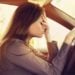 stressed woman in driver's seat